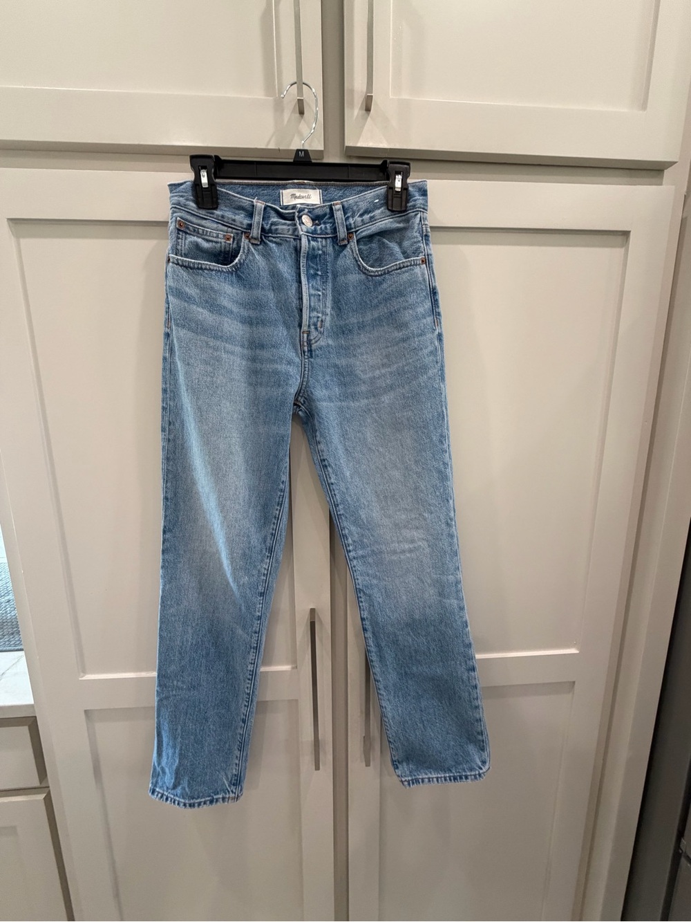 Madewell Light Blue Straight Leg Jeans